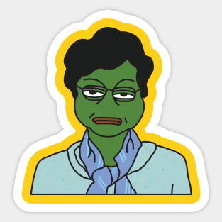 Carrie the Frog -- 2019 Hong Kong Protest Sticker